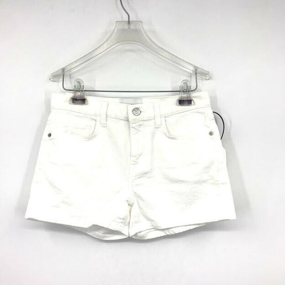 Current/Elliott The Boyfriend Shorts 24 White NWT - Picture 6 of 12